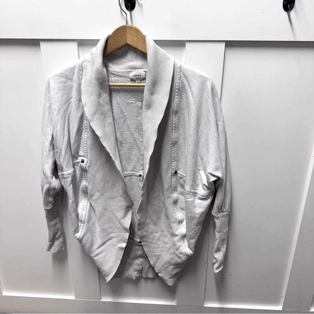 Wilfred Diderot grey‎ cardigan size S